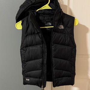 The North Face Black Hooded Vest
